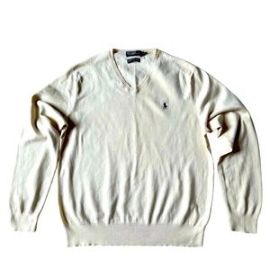 VINTAGE Polo by Ralph Lauren V-neck knit sweater